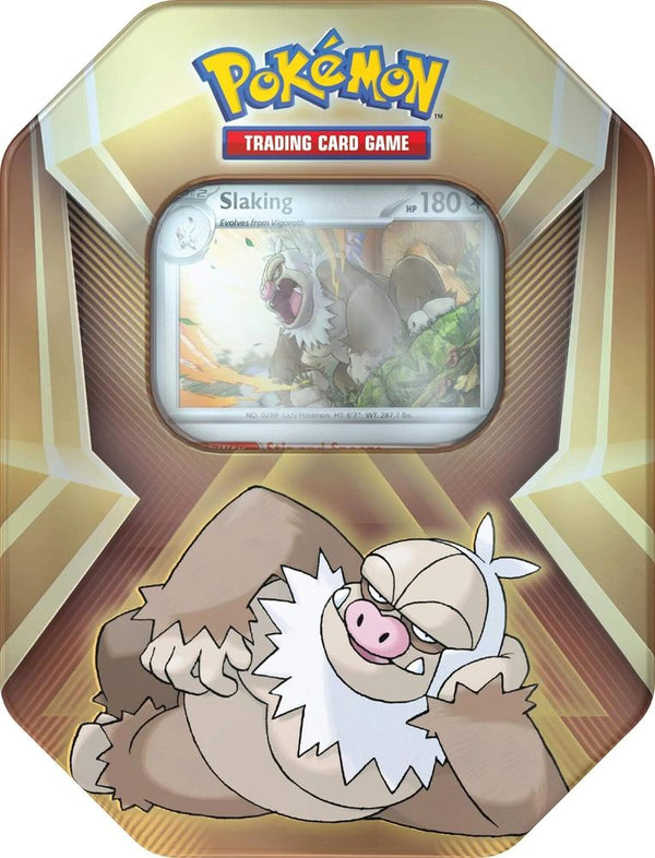 Pokémon TCG Triple Whammy Tin Slaking sealed
