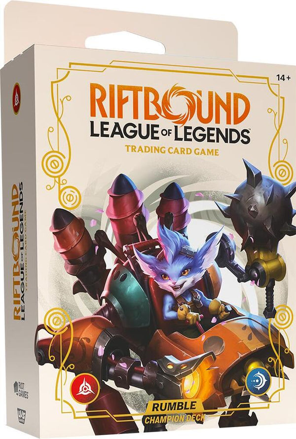 Riftbound: League of Legends TCG Spiritforged Champion Deck: Rumble sealed box