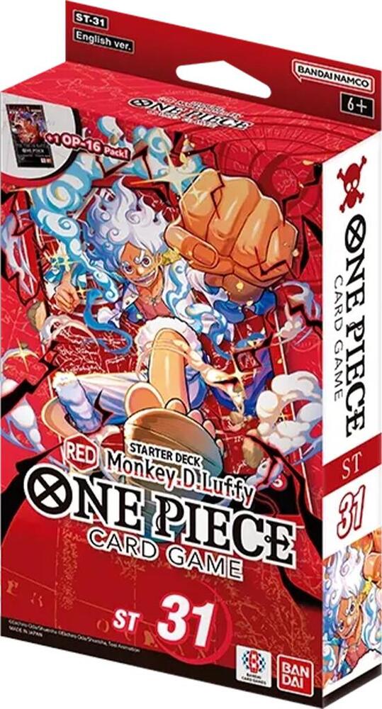 One Piece Card Game Starter Deck 31 Red Monkey D. Luffy ST-31 sealed box