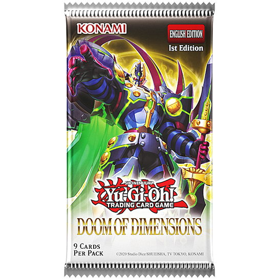 Yu-Gi-Oh! Doom of Dimensions Sleeved Booster Pack