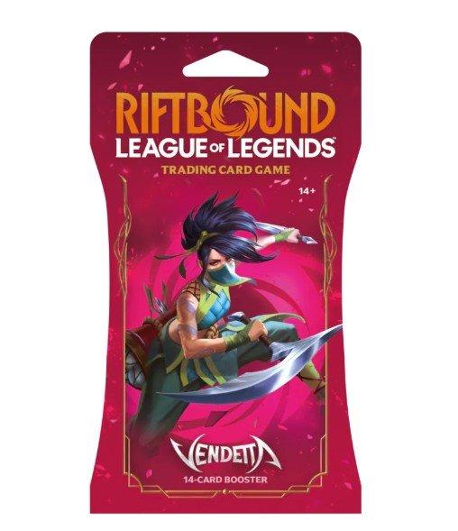 Riftbound: League of Legends TCG Vendetta sleeved booster pack — 14 cards, styles may vary