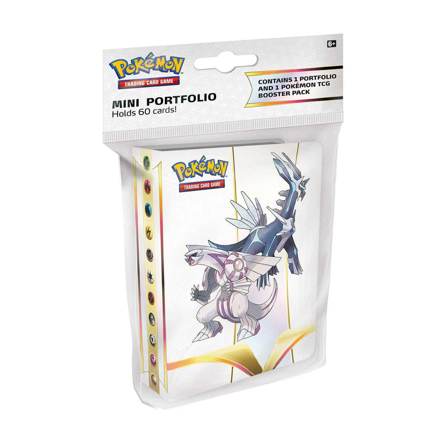 Pokemon TCG mini portfolio with booster pack