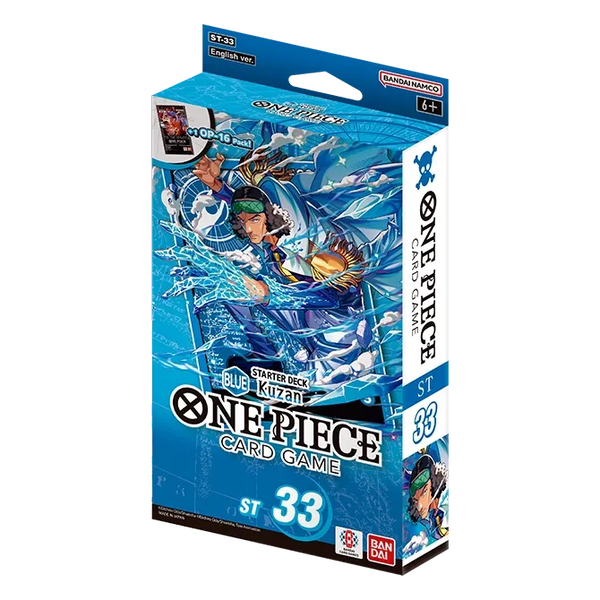 One Piece Card Game Starter Deck 33 Blue Kuzan sealed box