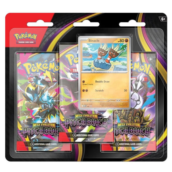 Pokémon TCG: Mega Evolution — Pitch Black 3-Pack Blister