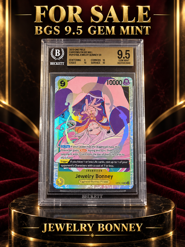 One Piece Jewelry Bonney OP13-108 SR BGS 9.5 Gem Mint slab, cert 0020553948